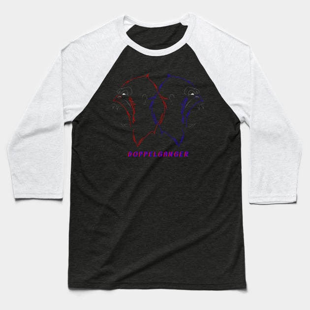 DOPPELGANGER 01 Baseball T-Shirt by SanTees